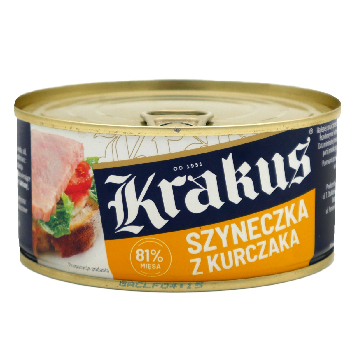 Szyneczka z kurczaka konserwa drobiowa Krakus 300g